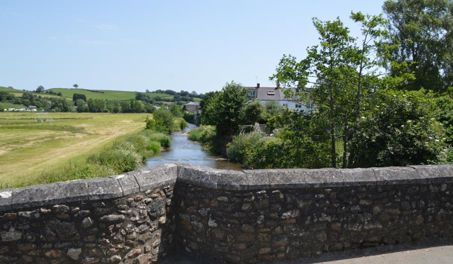 Photo of a bridge in Colyton, Devon