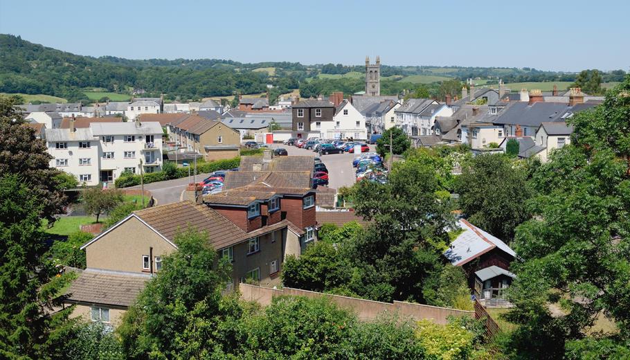 Photograph of Honiton Town Centre in Devon